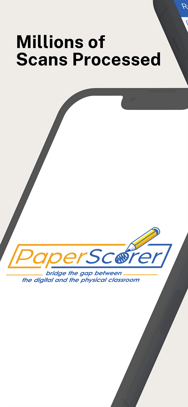PaperScorer mobile app screenshot